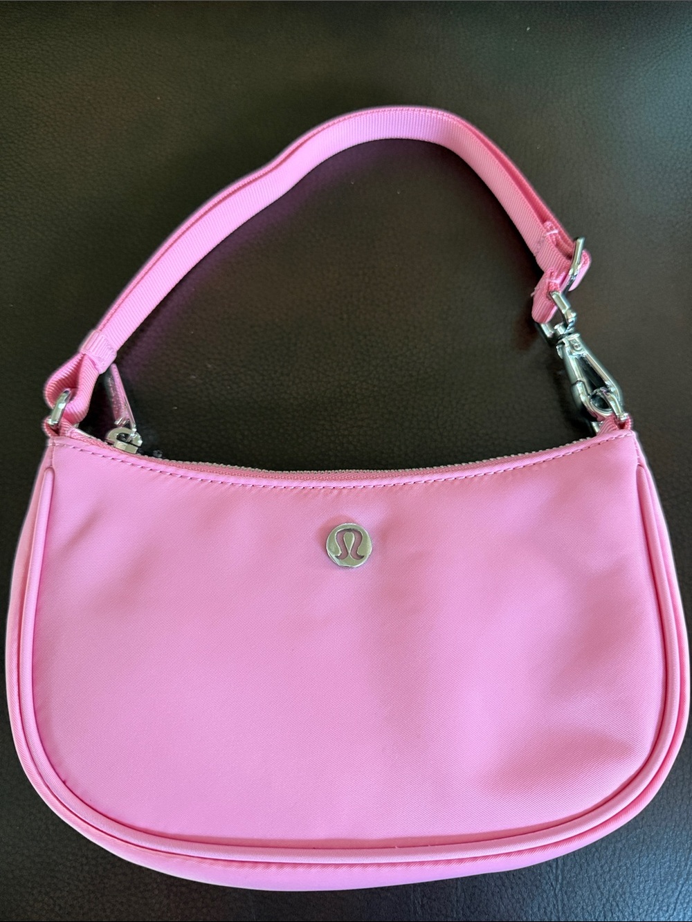 lululemon athletica Pink Shoulder Pouch with Logo